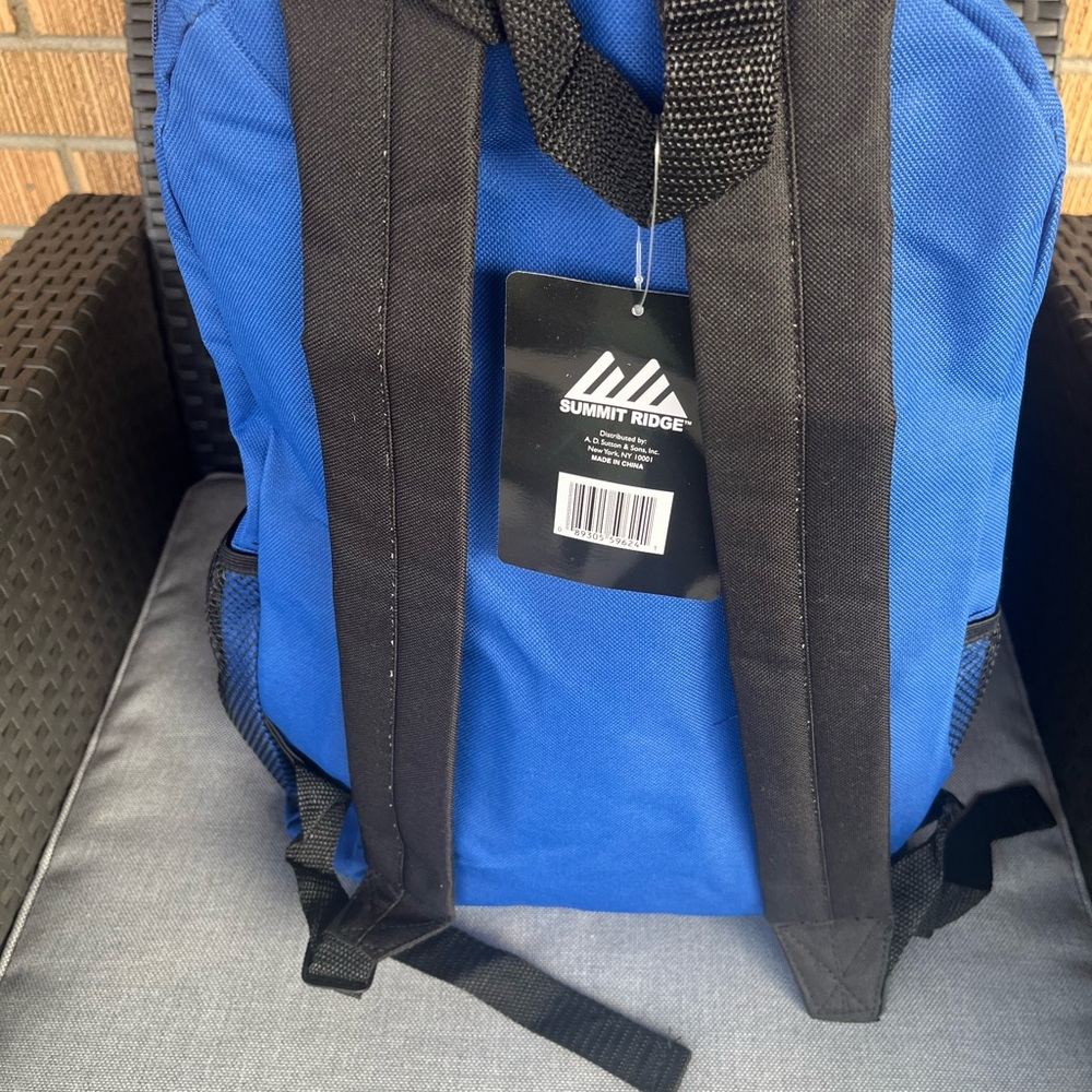 NWT Summit Ridge Royal Blue Everyday Backpack - Picture 2 of 5